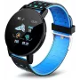 iWear Smart Band 119s Plus Fitness Tracker Heart Rate & Sleep Monitor Black White