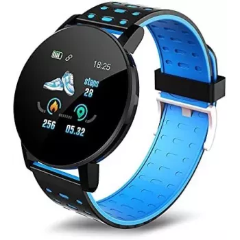 iWear Smartwatch L18s Fitness Tracker Heart Rate & Sleep Monitor Black