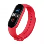 iWear SM6 Smart Bracelet - Fitness Tracker IP67 z pomiarem tętna i ciśnienia krwi / powiadomieniami społecznościowymi / monitorem snu, czerwony