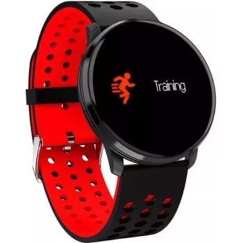 iWear M9 Round Smart & Fit Watch z pełnym dotykiem 1.3 cala IPS, sterowanie multimediami, puls, ciśnienie krwi, czarny