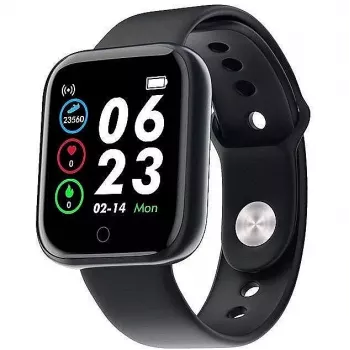 iLike M7 Smart & Fit Watch z pełnym dotykiem 1,3 cala IPS, puls, ciśnienie krwi, Social Black