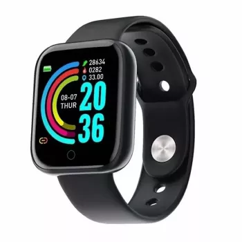 iWear M8 Smart & Fit Watch z pełnym dotykiem 1.3'' IPS, tętno, ciśnienie krwi, funkcje społecznościowe, czarny