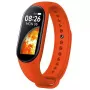 iWear SM7 Smart Bracelet 0.96 inch TFT Fitness Tracker IP67 z monitorem tętna i ciśnienia krwi, śledzeniem snu, powiadomieniami społecznościowymi, czerwony