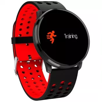 iWear M9 Round Smart & Fit Watch z pełnym dotykiem 1,3 inch IPS, sterowanie multimediami, puls, ciśnienie krwi, czarny