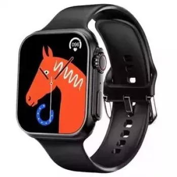 iWear WS78 Plus 2.0 cala Infinite Display Alu-Ceramic Dual BT Call Smart Watch Czarny