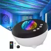 Projektor Aurora Elight J1 z Dźwiękami Atmosfery i Głośnikiem Bluetooth, Inteligentne Sterowanie Wi-Fi Bluetooth przez Aplikację, Biały