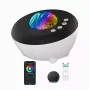 Projektor Aurora Elight J1 z Dźwiękami Atmosfery i Głośnikiem Bluetooth, Inteligentne Sterowanie Wi-Fi Bluetooth przez Aplikację, Biały