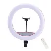 Elight SR14 36cm LED Ring Light z Uchwytem na Smartfon + Zasilacz 220V + Pilot Bluetooth Czarny
