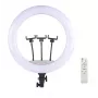 Elight SR18 45cm LED Light Ring z 3x Uchwytem na Smartfon + Zasilacz 220V + Pilot BT Czarny