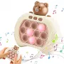 GameBox J319-2 Kids Pop It 200 Level Game dla rozwoju pamięci i refleksu (3 lata+)