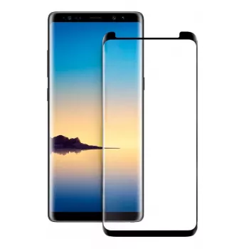 Evelatus Samsung Galaxy Note 8 N950 3D Case Friendly Tempered Glass Screen Protector (Edge Glue) - Ultra Clear