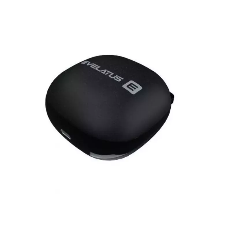 EVELATUS EBE01BK True Wireless Stereo Słuchawki douszne Bluetooth 5.0 z etui ładującym, IPX4, czarny