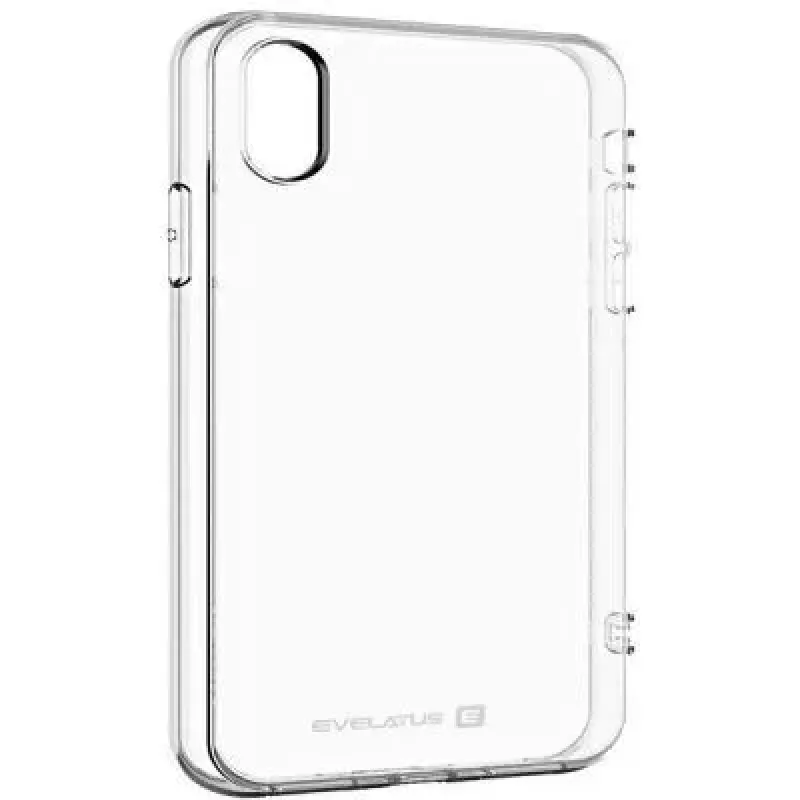 Evelatus Apple iPhone Xs Max Clear Silicone Case 1.5mm TPU Transparent