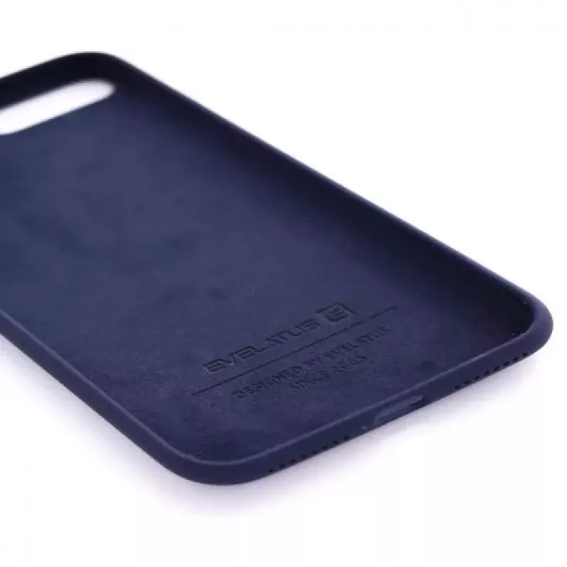 Evelatus Apple iPhone 7 Plus/8 Plus Premium Soft Touch Silicone Case Midnight Blue