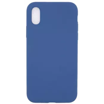 Evelatus Apple iPhone X Premium Soft Touch Silicone Case Blue Cobalt