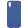 Evelatus Apple iPhone X Premium Soft Touch Silicone Case Blue Cobalt