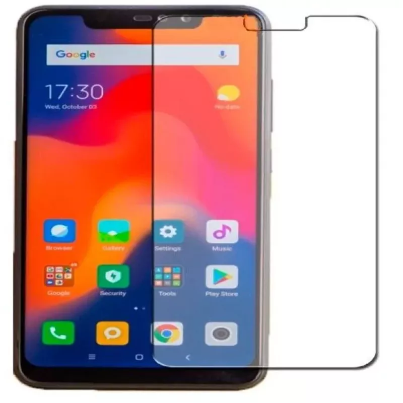 Evelatus Xiaomi Redmi Note 6 Pro 0.33 mm Flat Clear Tempered Glass Screen Protector z klejem Japan Glue, antystatyczny