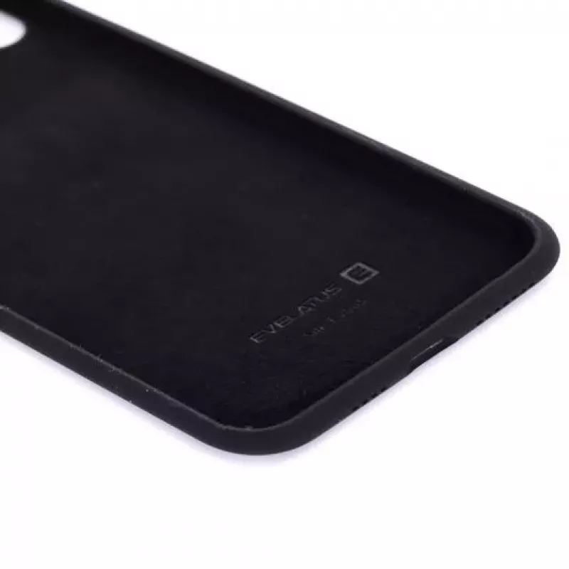 Evelatus Apple iPhone Xs Max Premium Soft Touch Silicone Case Black