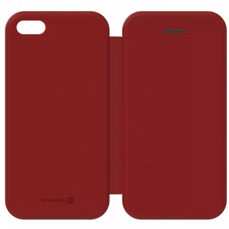Evelatus Samsung Galaxy A6 Plus 2018 Book Case Wine Red