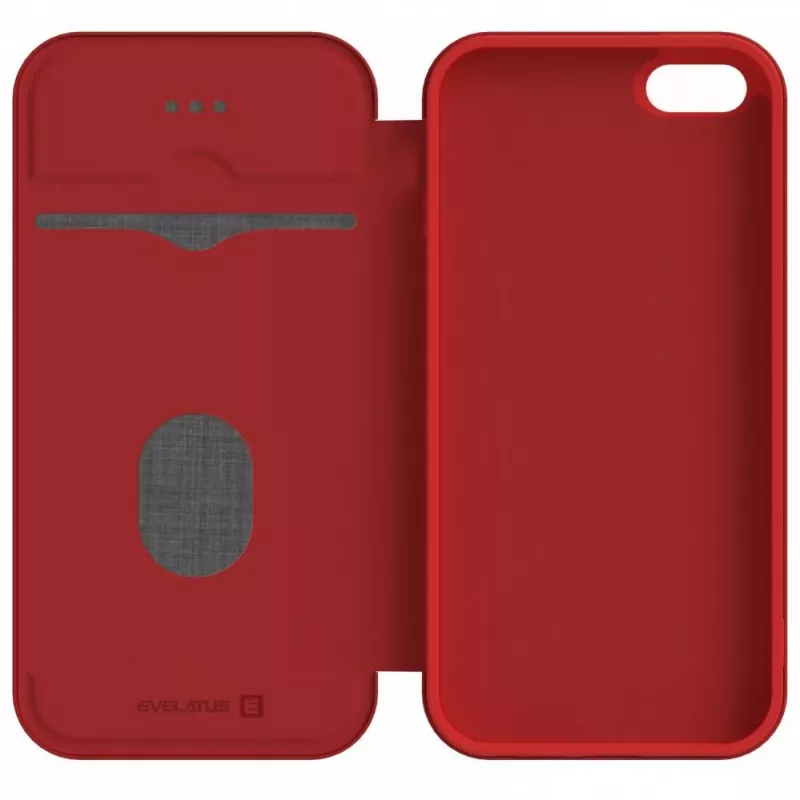 Evelatus Xiaomi Redmi 6A Book Case Wine Red