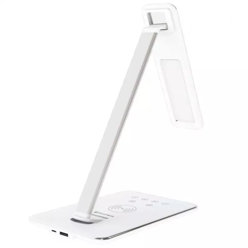 Evelatus Uniwersalna Lampa LED z Ładowarką Bezprzewodową ELW01 Biała
