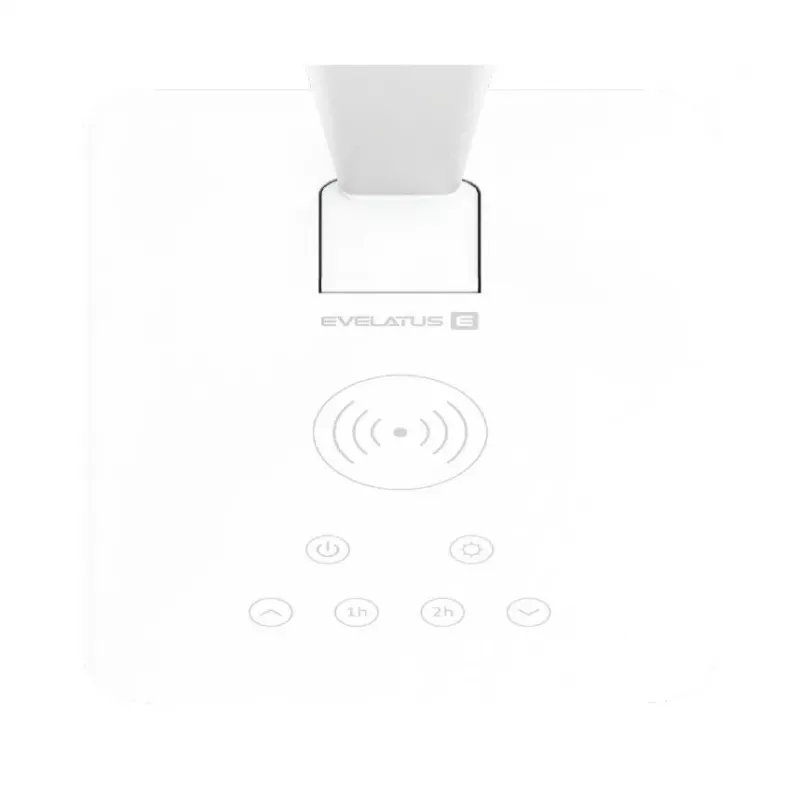 Evelatus Uniwersalna Lampa LED z Ładowarką Bezprzewodową ELW01 Biała
