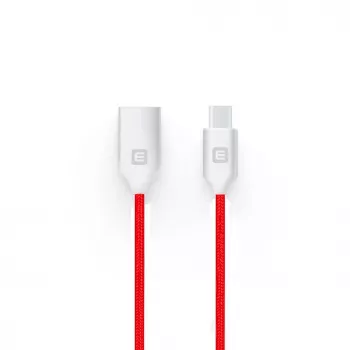 Przewód Micro-USB Evelatus EDC04 Czerwony 1m