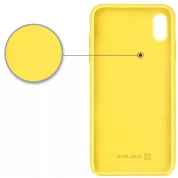 Evelatus Apple iPhone XR Premium Soft Touch Silicone Case Light Yellow