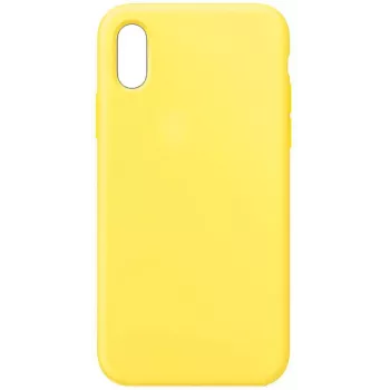 Evelatus Apple iPhone XR Premium Soft Touch Silicone Case Light Yellow