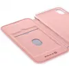 Evelatus Apple iPhone X/Xs Book Case Rose Gold