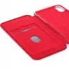 Evelatus Apple iPhone X/Xs Book Case Wine Red