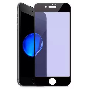 Evelatus Apple iPhone 7/8 Anti-Blue 2.5D Full Cover Japan Glue Glass Anti-Static Screen Protector