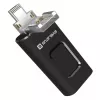 Evelatus USB Flash 4in1 64GB EFD03 (USB, Micro, Type C i iPhone) Czarny