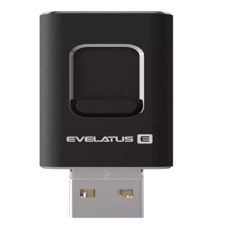 Evelatus USB Flash 4in1 64GB EFD03 (USB, Micro, Type C i iPhone) Czarny