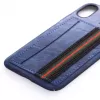 Evelatus Apple iPhone X Cubit Plastic Blue Back Cover