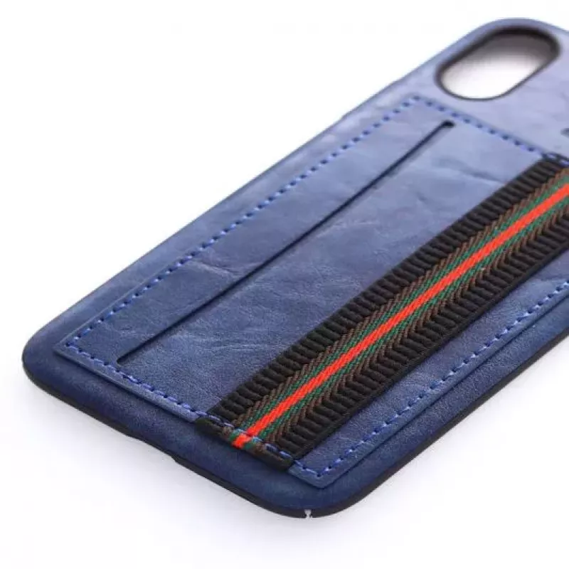 Evelatus Apple iPhone X Cubit Plastic Blue Back Cover