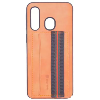 Evelatus Huawei P30 Lite Cubit Plastic Brown Back Cover