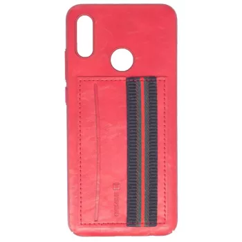 Evelatus Huawei P Smart 2019 Cubit Plastic Back Cover Red