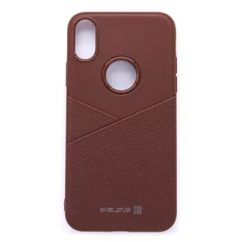 Evelatus Apple iPhone X Phanton Brown Wallet Case