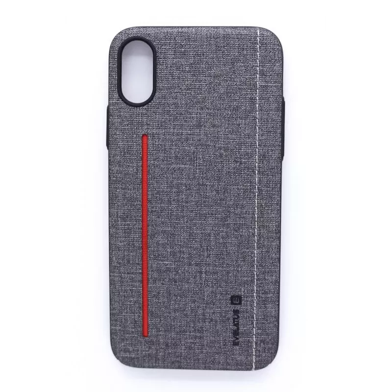 Evelatus Apple iPhone X 6127 Gray Liquid Silicone Back Cover