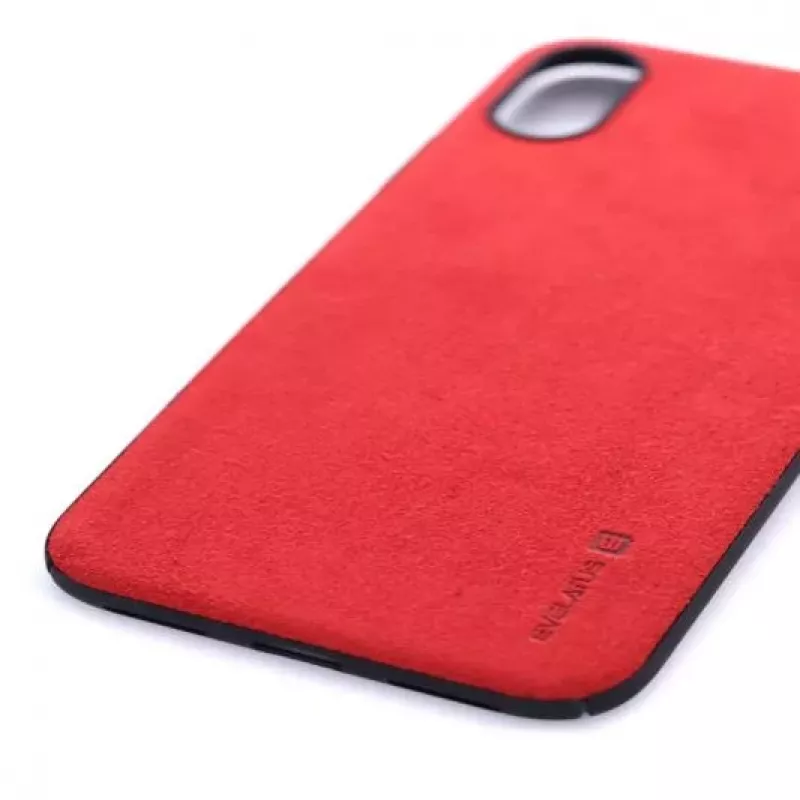Evelatus Apple iPhone X Velvet Red Back Cover