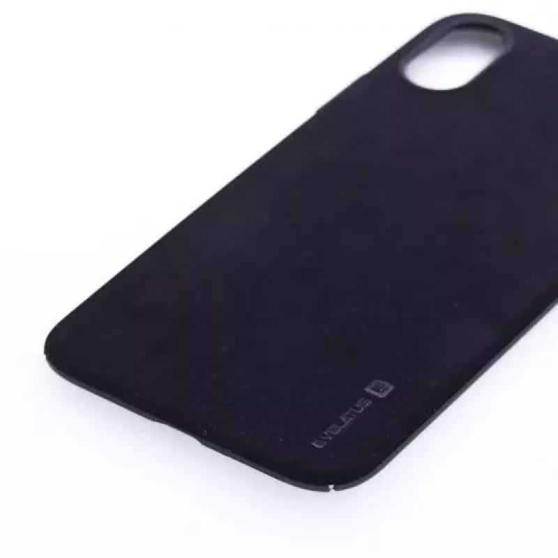 Evelatus Apple iPhone X Velvet Black Liquid Silicone Back Cover