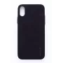 Evelatus Apple iPhone X Velvet Black Liquid Silicone Back Cover