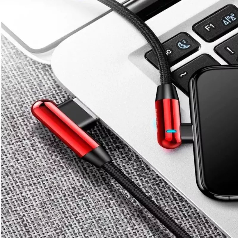 Evelatus Type-C Data Cable TPC05 L-Shape Red