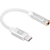 Evelatus USB-C na 3.5mm Adapter Audio EAD01 - Czarny