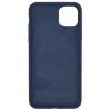 Evelatus Apple iPhone 11 Pro Premium Soft Touch Silicone Case Dark Blue