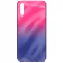 Evelatus Samsung A50 Water Ripple Gradient Color Anti-Explosion Tempered Glass Case Gradient Pink-Purple