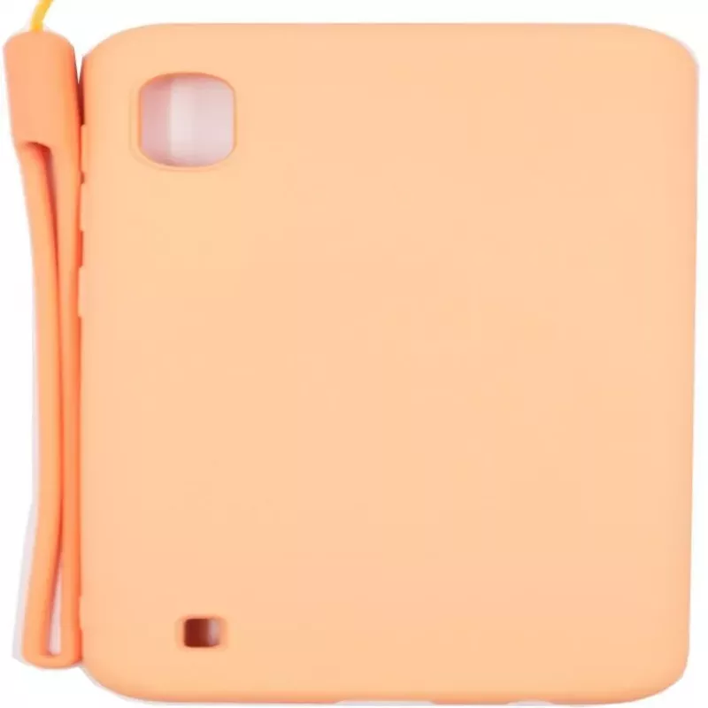 Evelatus Samsung Galaxy A10 Soft Touch Silicone Case with Strap Pink