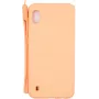 Evelatus Samsung Galaxy A10 Soft Touch Silicone Case with Strap Pink