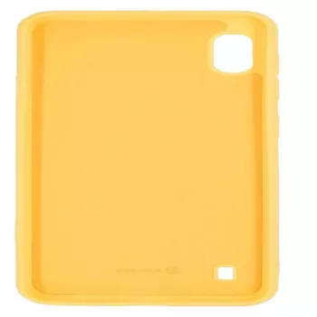 Evelatus Samsung Galaxy A10 Soft Touch Silicone Case with Strap Yellow